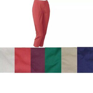 Women's Capri Sonoma Twill Modern Straight size 4, 6, 8, 14 NEW